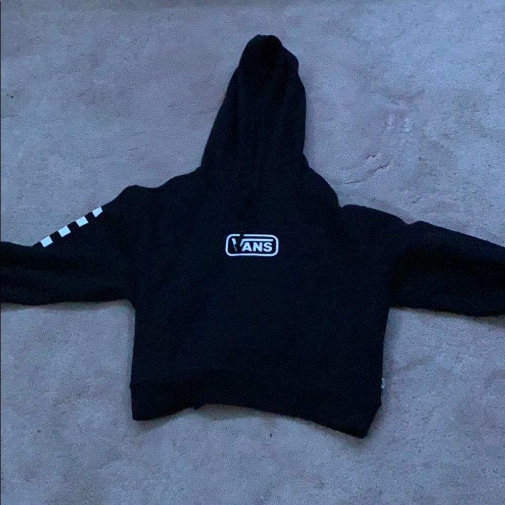 cropped vans hoodie